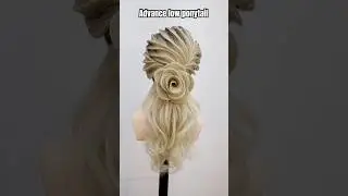 Advance Low Ponytail By Pylptel Hairstylist #shorts