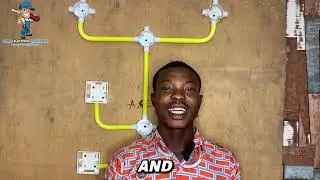 How to wire two gang and one gang switch control with three lamps (part)1