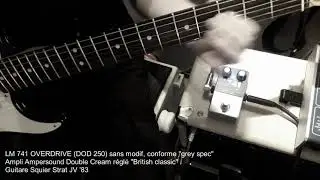 Ampersound LM741 (DOD 250 grey spec) with Strat