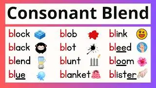 Consonant Blend BL Words | Reading Practice with Phonics
