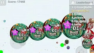 20k Mass|MASSIVE DOUBLE SPLIT ON A TEAM|agario mobile (SOLO)