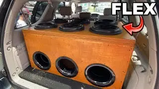 Six 12s Tear Up This Toyota Sequoia!