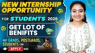 New Internship Opportunity For Students 2026| Winter Internship Program| Paid Students Internship..