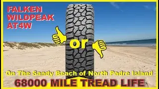 Falken Wildpeak AT4W Tire Tread Life at 68000 Miles (Lets do a quick measure)