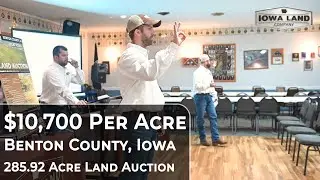 $10,700 Per Acre CHOICE Land Auction! Benton County, Iowa 285.92 Acres | Iowa Land Company