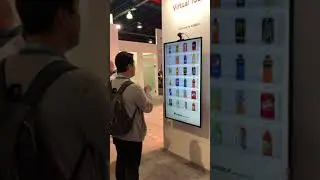 [CES 2020] Vtouch Display @ MeereCompany / Vending Machine / Gesture Control / Touchless Touch