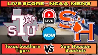 🔴 Texas Southern Tigers vs Sam Houston Bearkats | NCAA Men&rsquo;s Basketball Live Score Update December 6