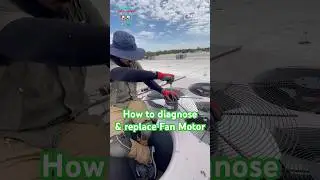 How to find a bad fan motor & replace it - Day in the life of an HVAC Apprentice