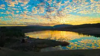 Uşak Karaağa&ccedil; G&ouml;leti (pond) #meditation  #peace #drone  #sunset #sunrise #russia #india #usa #china 