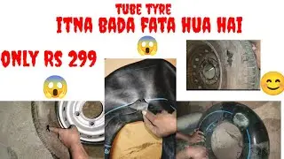 Amazing technique of repair inner tube puncture/tyre puncture repair/patch inner tube repair skills
