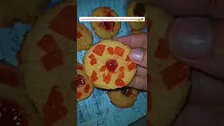 EASY & TASTY CHERRY COOKIES RECIPE |TEA TIME SNACK😱😋🍒 #viral #trending #youtube #cookies #snacks #1k