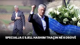 🔴LAJMET 19:30 - HASHIM THA&Ccedil;I EMOCIONOHET TEKSA I VET&Euml;M VIZITON VARRIN E BABAIT