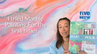 $5 Marble Pour Painting Kit!?