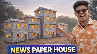 I Built A Newspaper House 🏠 part-2 | EXPERIMENT WALLAH 