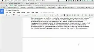 How to Make the Text of a Printed Document Larger Using Google Docs