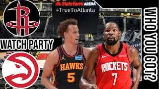 Houston Rockets vs Atlanta Hawks | Live Play by Play | Watch Party | #nba #nbahighlights 1-29-26 🔥🏀