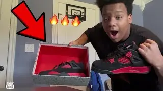 Jordan 4&rsquo;s Red Thunder (UNBOXING)
