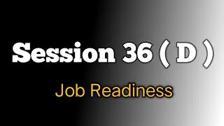 New Version OS-CIT KNOWLEDGE CHECK SESSION 36 (D)