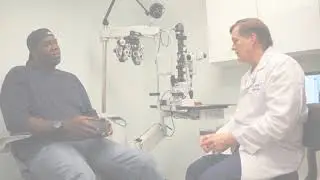 Dr. Mattioli gives former NFL Star Sean Jones his Lasik Consultation