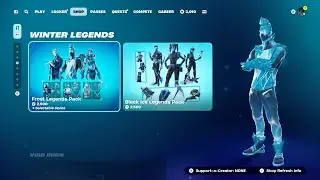 Fortnite - Frost Legends Pack & Black Ice Legends Pack return!!