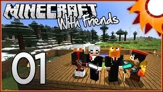 Minecraft with Friends - Episode 1 ...Zombie Invasion!...
