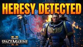 Warhammer 40,000 Space Marine 2 - Thunderhawk defiled by heretics! #cinematic #40klore