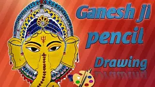 Ganesh pencile drawing  by chiru's art