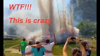 INSANE!!! Spanish Salute Rocket Fireworks goes CRAZY!!!