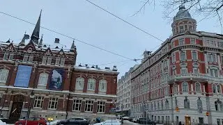 Прогулка, центр Хельсинки. 