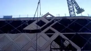 Techrete Installation of Panels on Victoria Gate, Leeds