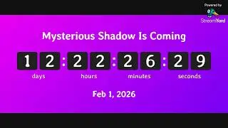 MYSTERIOUS SHADOW CLOCK