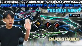 GUA BORONG SG 2 MOVEMENT SPEED AMA AWM BAMBU TERBARU! KOMBO AMA SKILL KARAKTER INI JADI LINCAH BGT😱