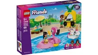 LEGO 42658 Instructions | Friends | Unicorn & Flamingo Pool Party | Summer