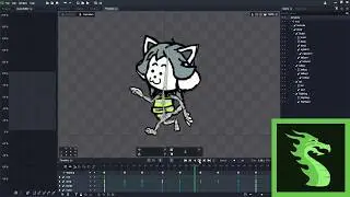 DragonBones Pro 5.5 : Temmie walk animation + File download :)