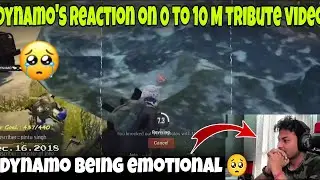 Dynamo's reaction on 0 to 10 Million subscribers tribute video 🥰 | Dynamo was being emotional 🥺