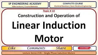 10 Construction and Operation of Linear Induction Motor
