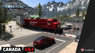 American Truck Simulator (1.55) ProMods Canada v1.4.1 [1.55] New Version + DLC's & Mods