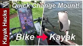 One Phone Mount For Kayak or Bike! The Lamicall Phone Mount!