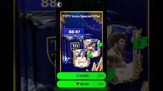 Open Pack TOTY Icons 28,125k gems #fcmobile