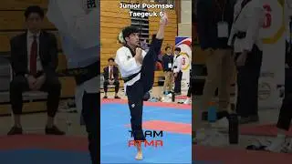Taegeuk 6 Poomsae by our Junior Athlete #taekwondo #usatkd #usataekwondo #poomsae