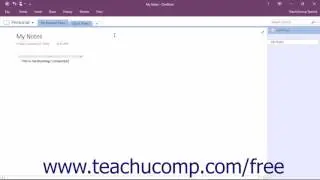 OneNote 2016 Tutorial Creating New Windows Microsoft Training