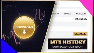 Как загрузить отчёт по истории торговли на торговой платформе MT5 и сохранить его в формате Excel...