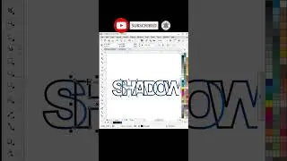 Shadow Effect In CorelDraw | New Logo Design | Shadow Logo Design | Zohaib Graphics #coreldraw