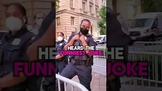 Cop Loses It After Hearing This Joke👮&zwj;♂️🤣