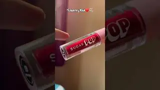 Smudge proof👄💄#sugarpop❤️&zwj;🔥|Mulberry red #shortsfeed #trending #sugar #09 #liquidlipstick