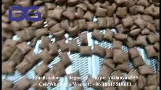Centre Filled Chocolate extrusion Pillow Snacks Food Making Machine core filled square puff process