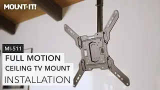 Full Motion Ceiling TV Mount | MI-511 (Installation)