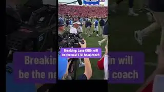 LANE KIFFIN IN AS LSU NEW HEAD COACH 🤯 🔥 #shorts