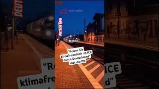Zweiteiliger ICE rauscht durch #Th&uuml;ringen #sch&ouml;n