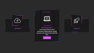 Animated Service Section Card UI Design using Html & CSS